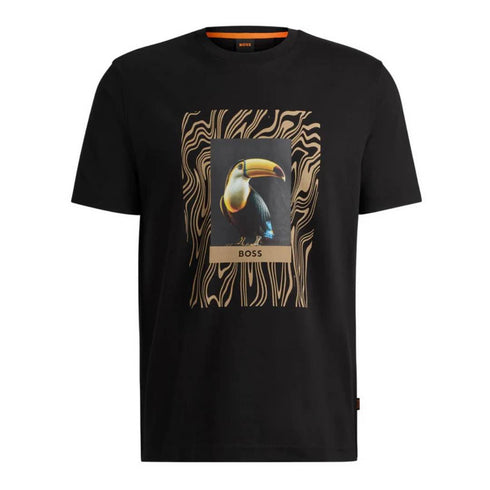 CAMISETA NEGRA TEE TUCAN BOSS